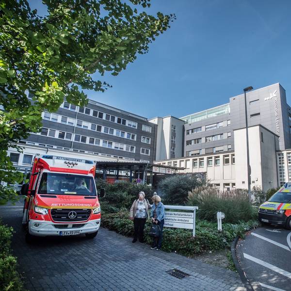 Gebäude Zentralambulanz des Klinikums Leverkusen