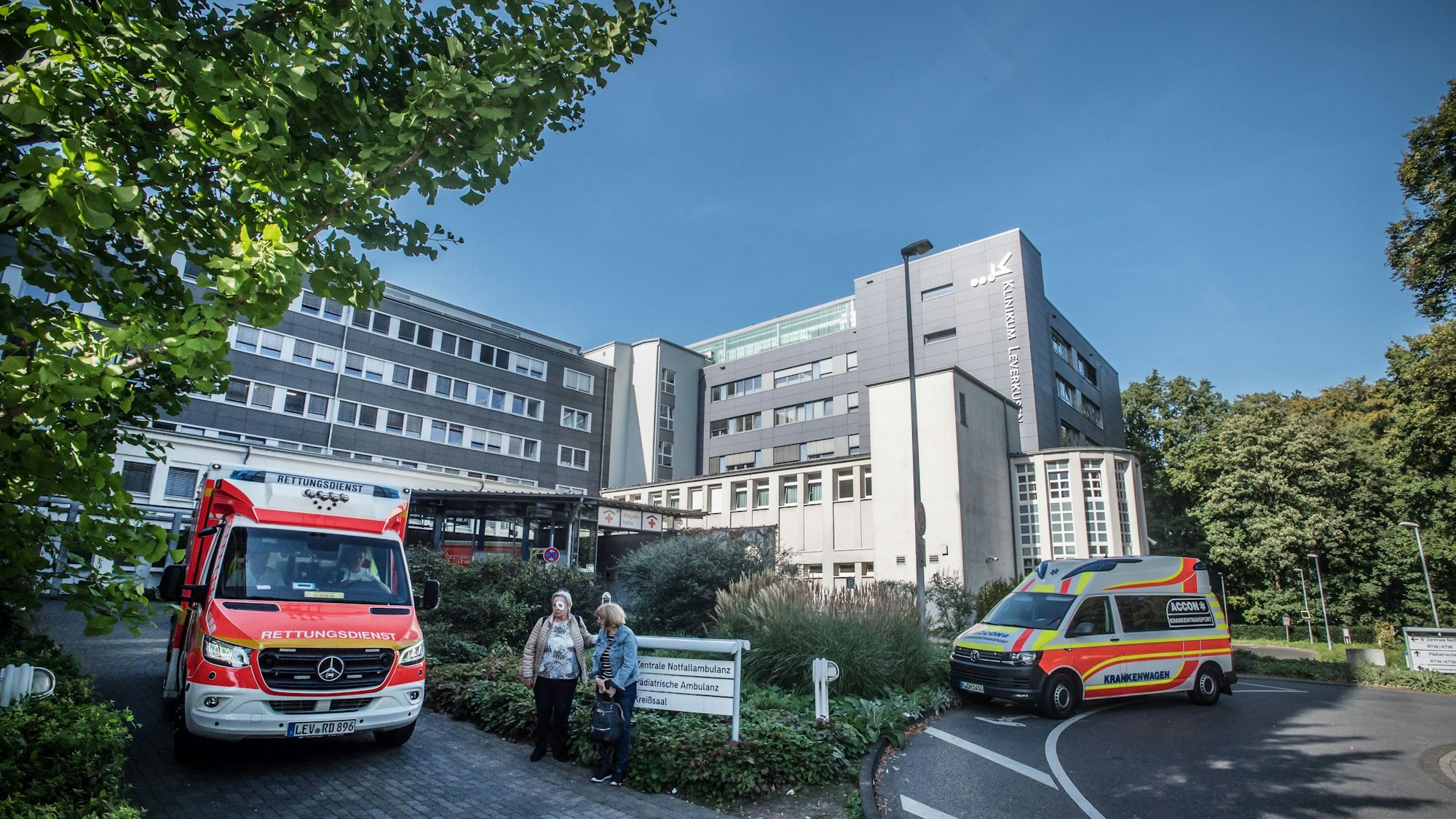 Das Klinikum Leverkusen. (Archivbild)