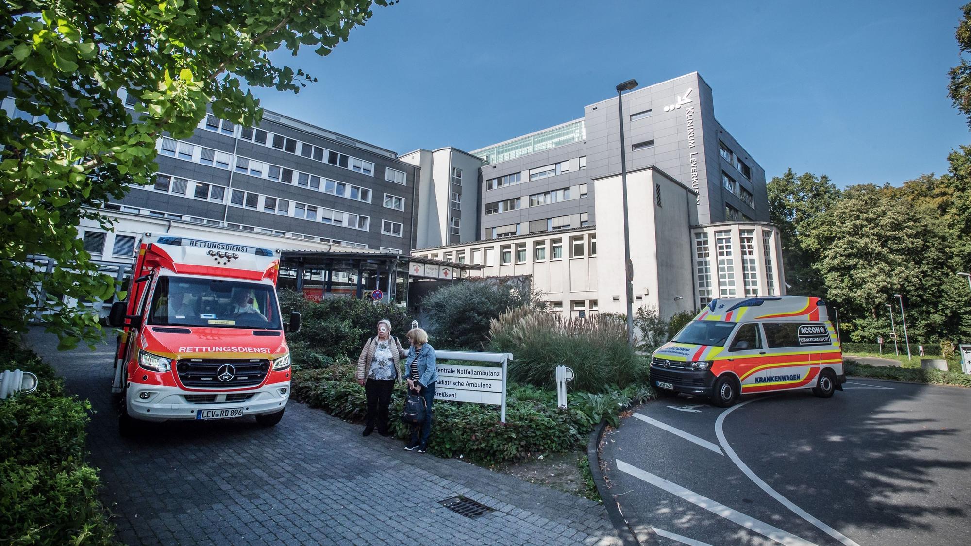 Gebäude Zentralambulanz des Klinikums Leverkusen