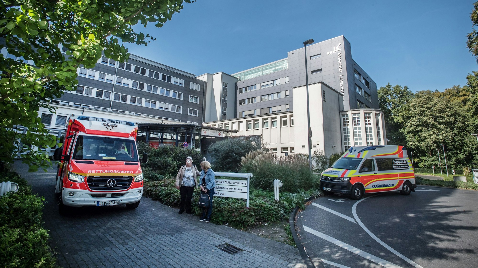 Gebäude Zentralambulanz des Klinikums Leverkusen