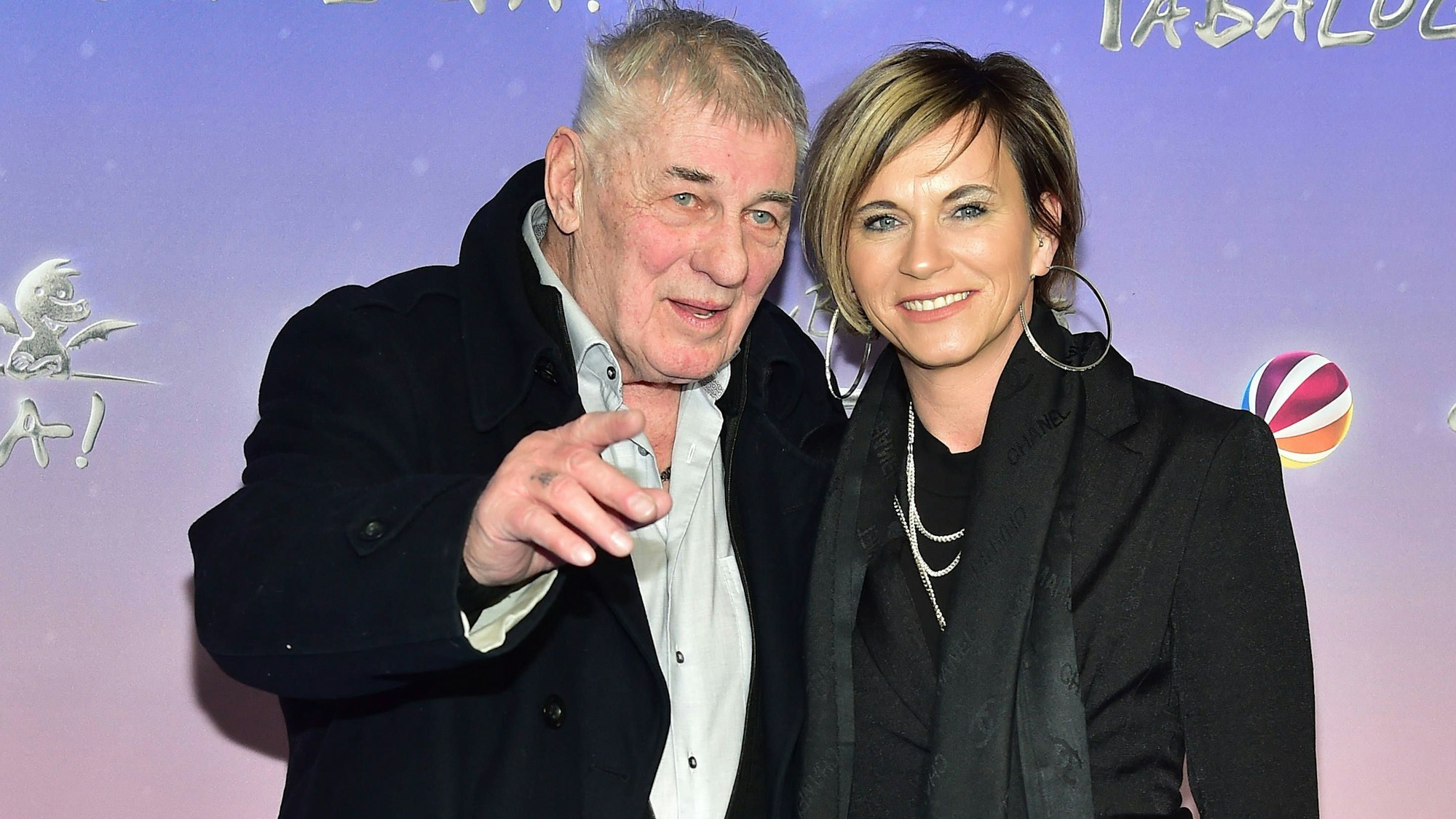 Heinz Hoenig und seine Frau Annika Kärsten-Hoenig bei einem öffentlichen Auftritt.