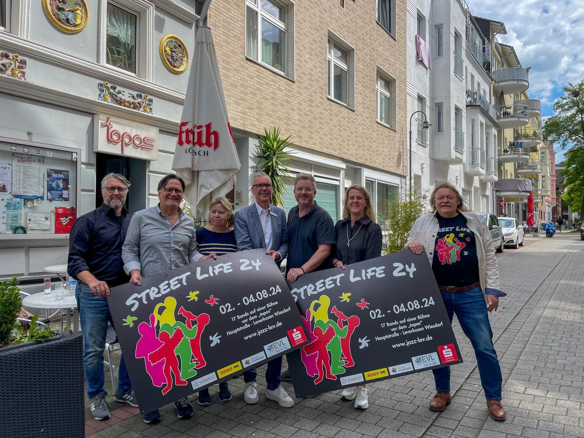 Die Organisatoren und Sponsoren freuen sich auf das Street-Lief-Festival 2024 am Topos.