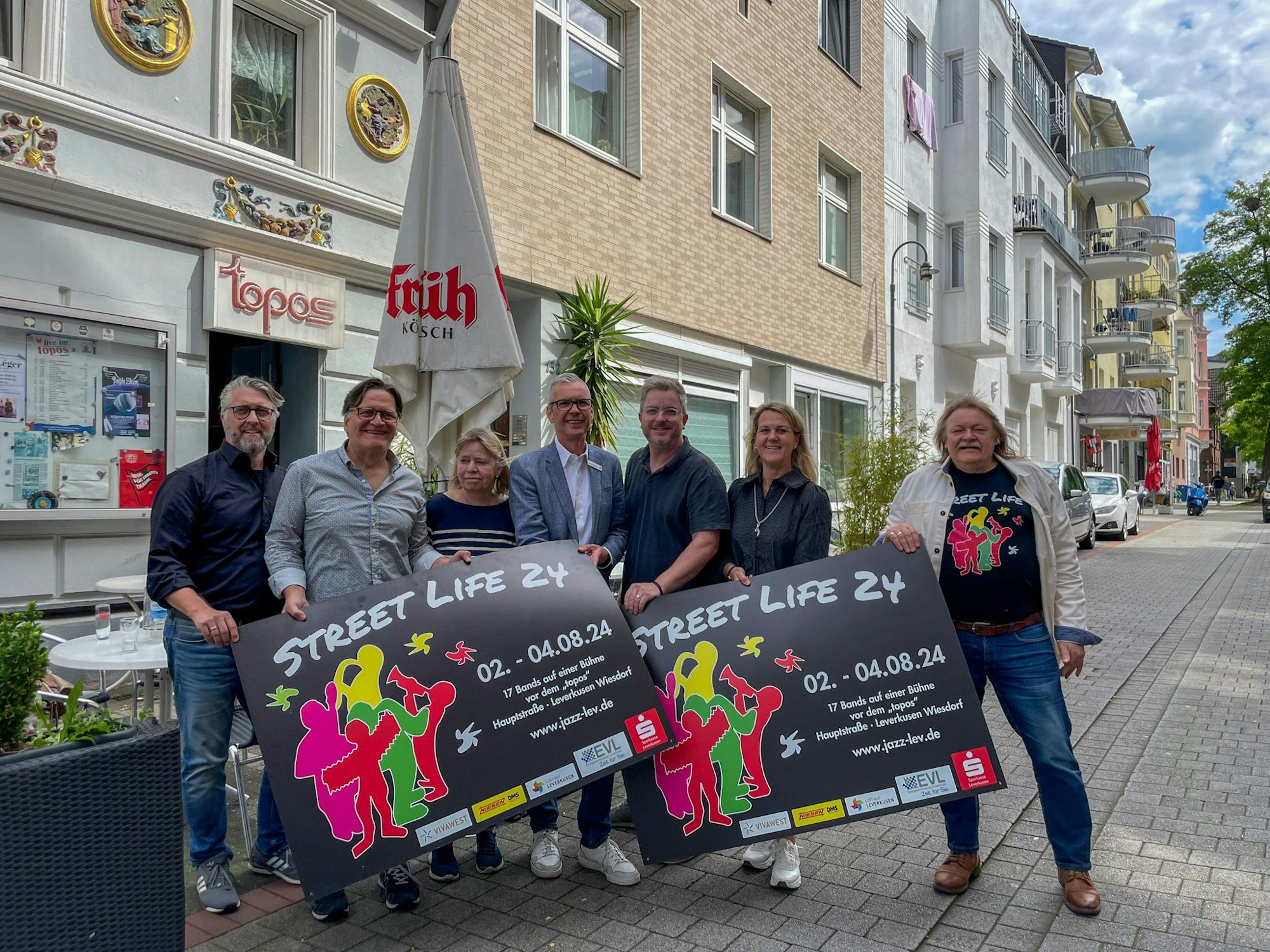 Die Organisatoren und Sponsoren freuen sich auf das Street-Lief-Festival 2024 am Topos.