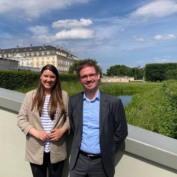 Jennifer Szeyffert (CDU) und Marcel Japes (FDP) kandidieren für die Europawahl.