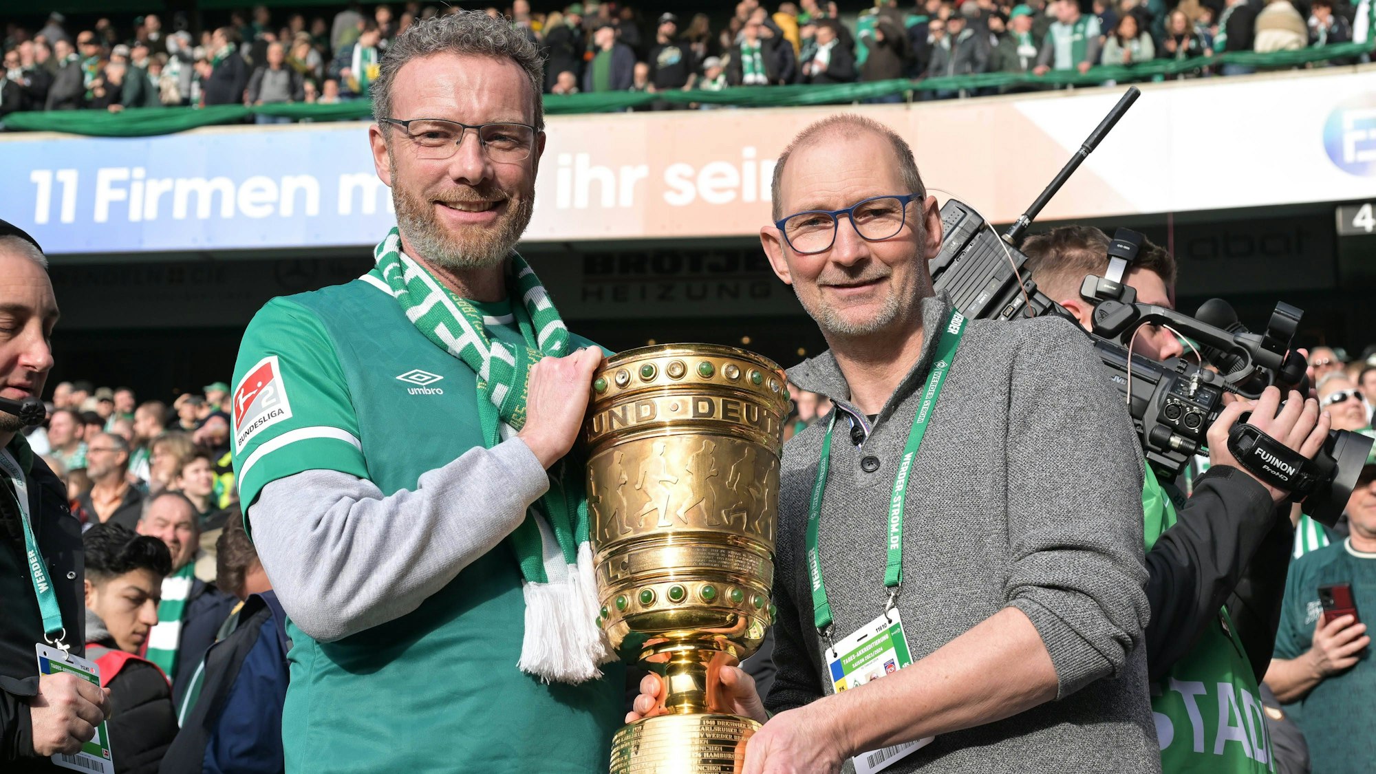 Dieter Eilts nach einem Fußballspiel von Werder Bremen