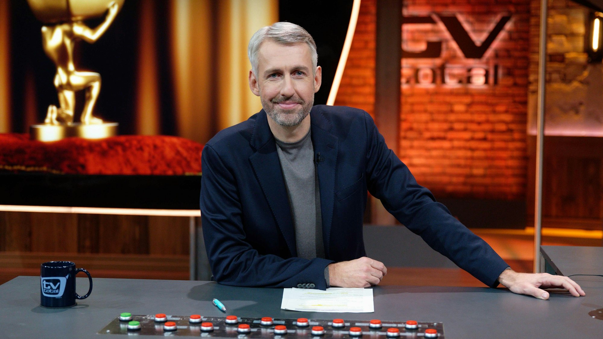 Moderator Sebastian Pufpaff nach der Aufzeichnung einer der TV Total-Folgen