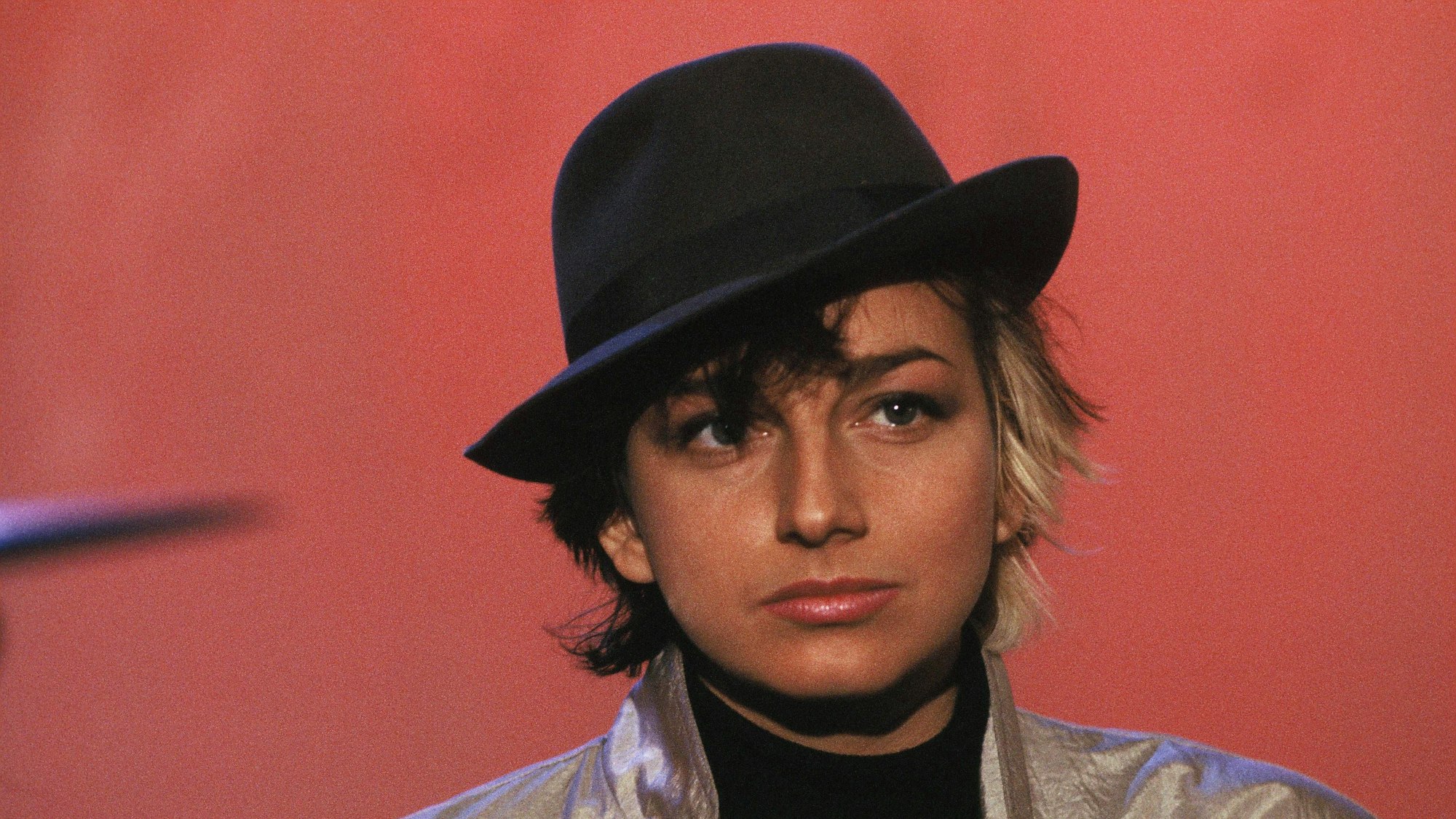 Die italienische Sängerin Gianna Nannini bei einem Auftritt ca. 1990.