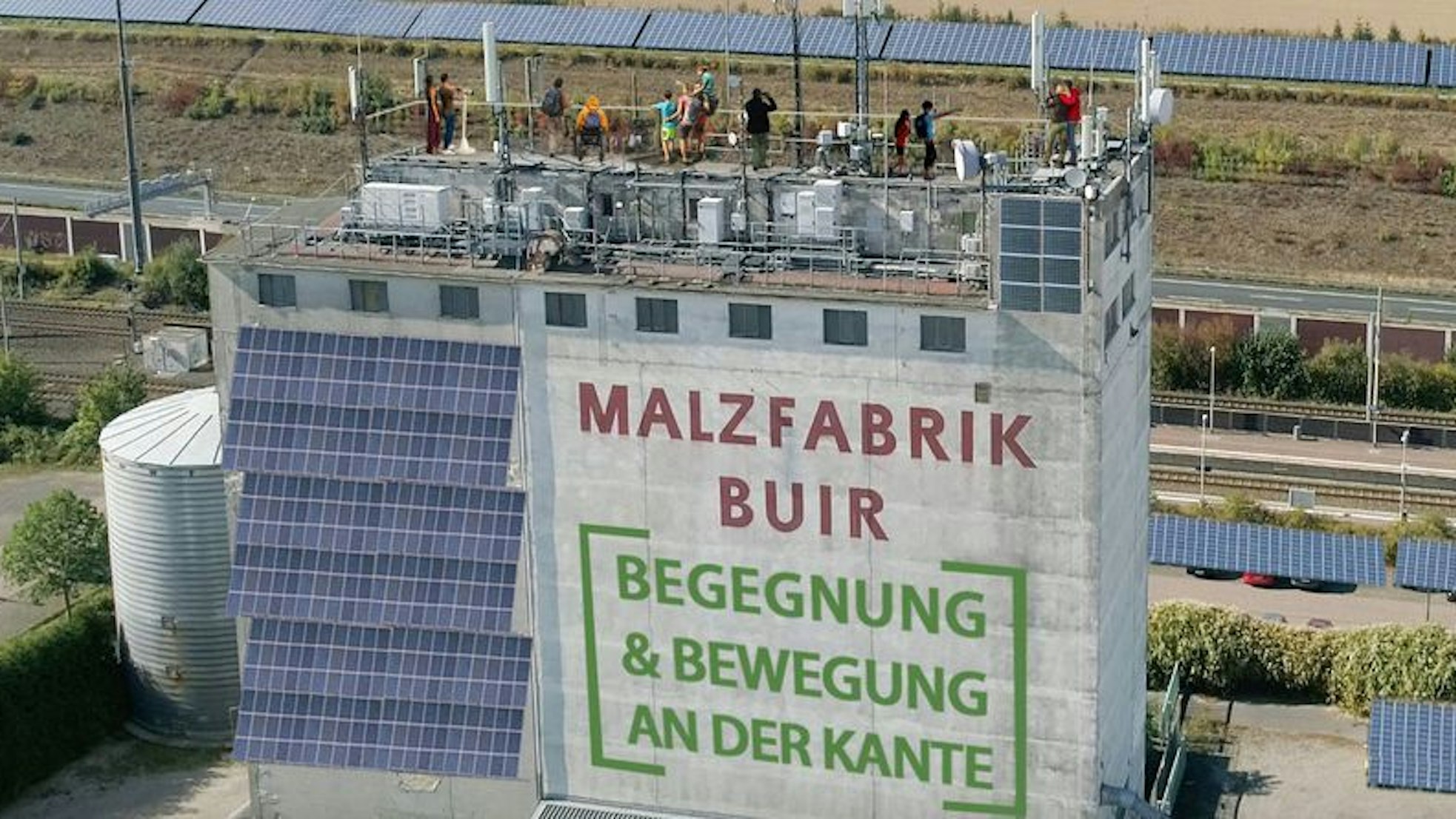 Die Malzfabrik in Buir.