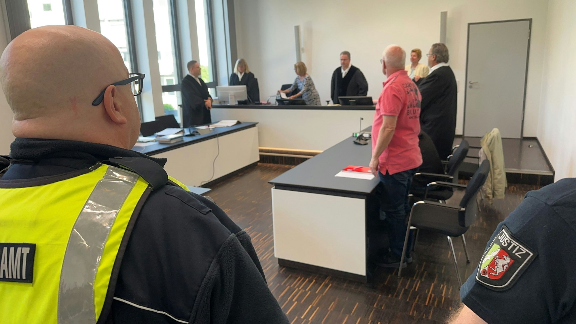 Der Gerichtssaal in Gummersbach.