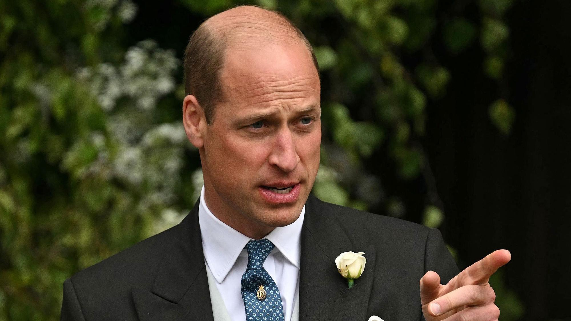 Prinz William nach der Trauungszeremonie.