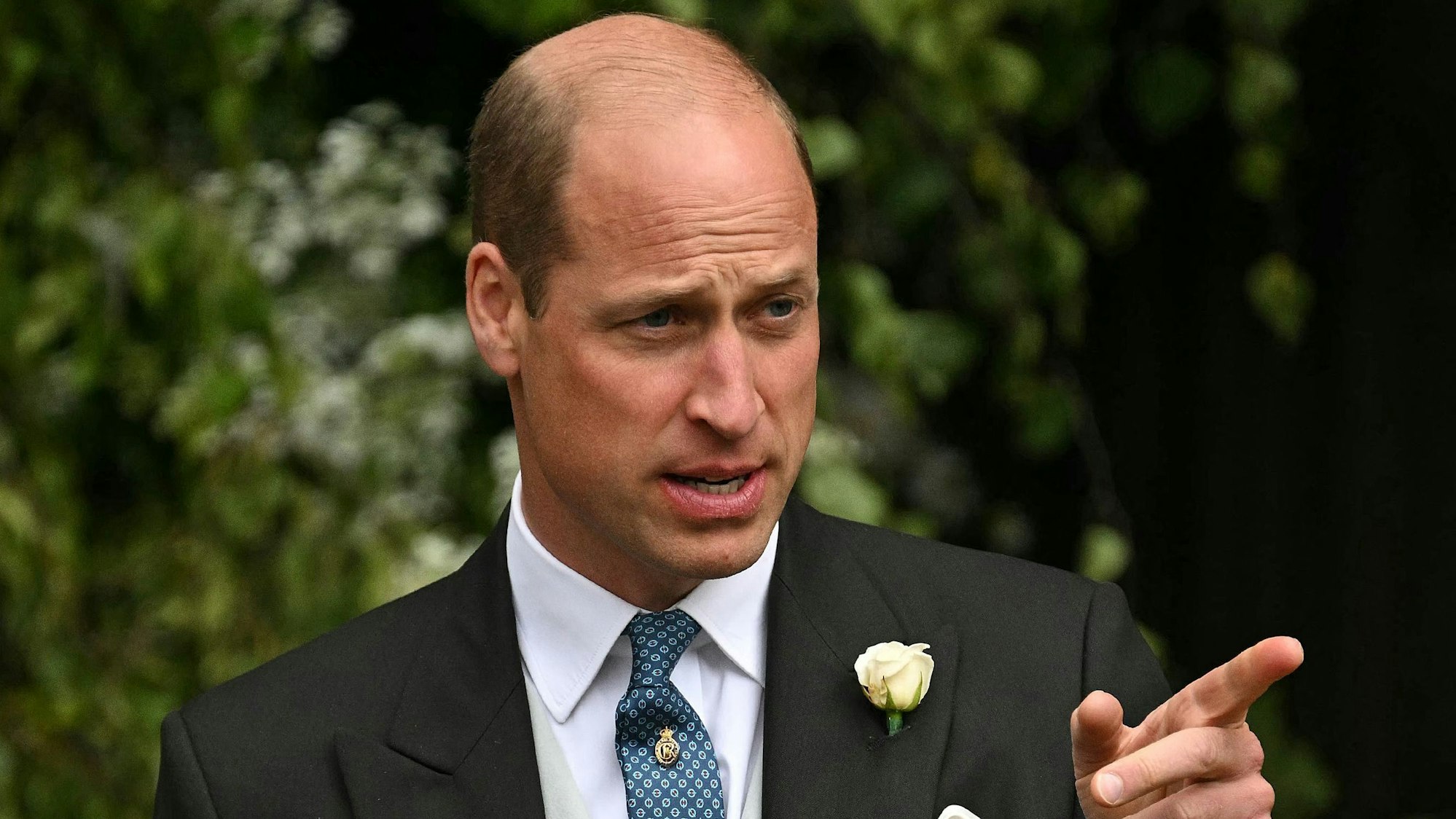 Prinz William nach der Trauungszeremonie.