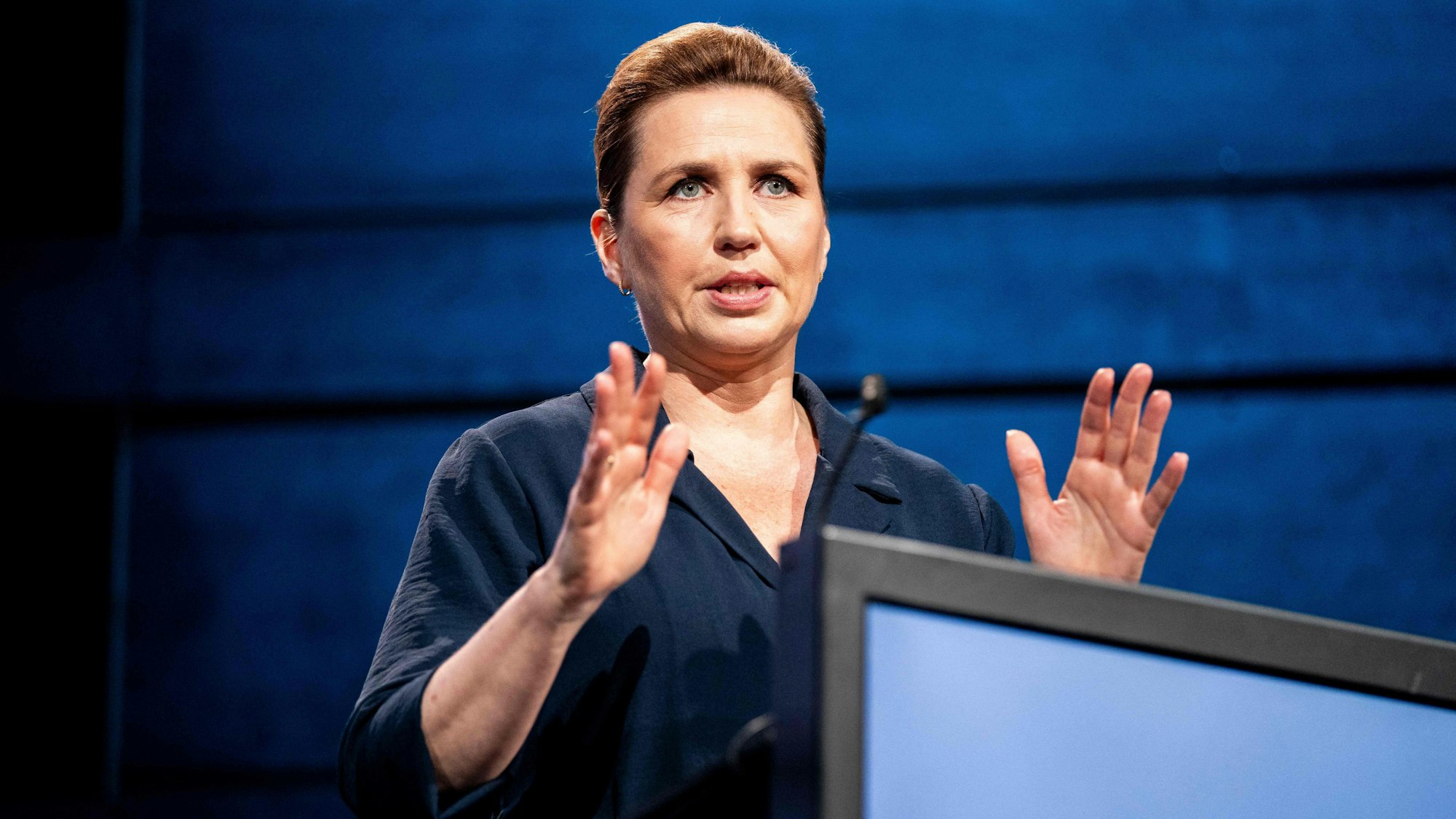 Dänemarks Ministerpräsidentin Mette Frederiksen wurde Opfer eines Angriffs.