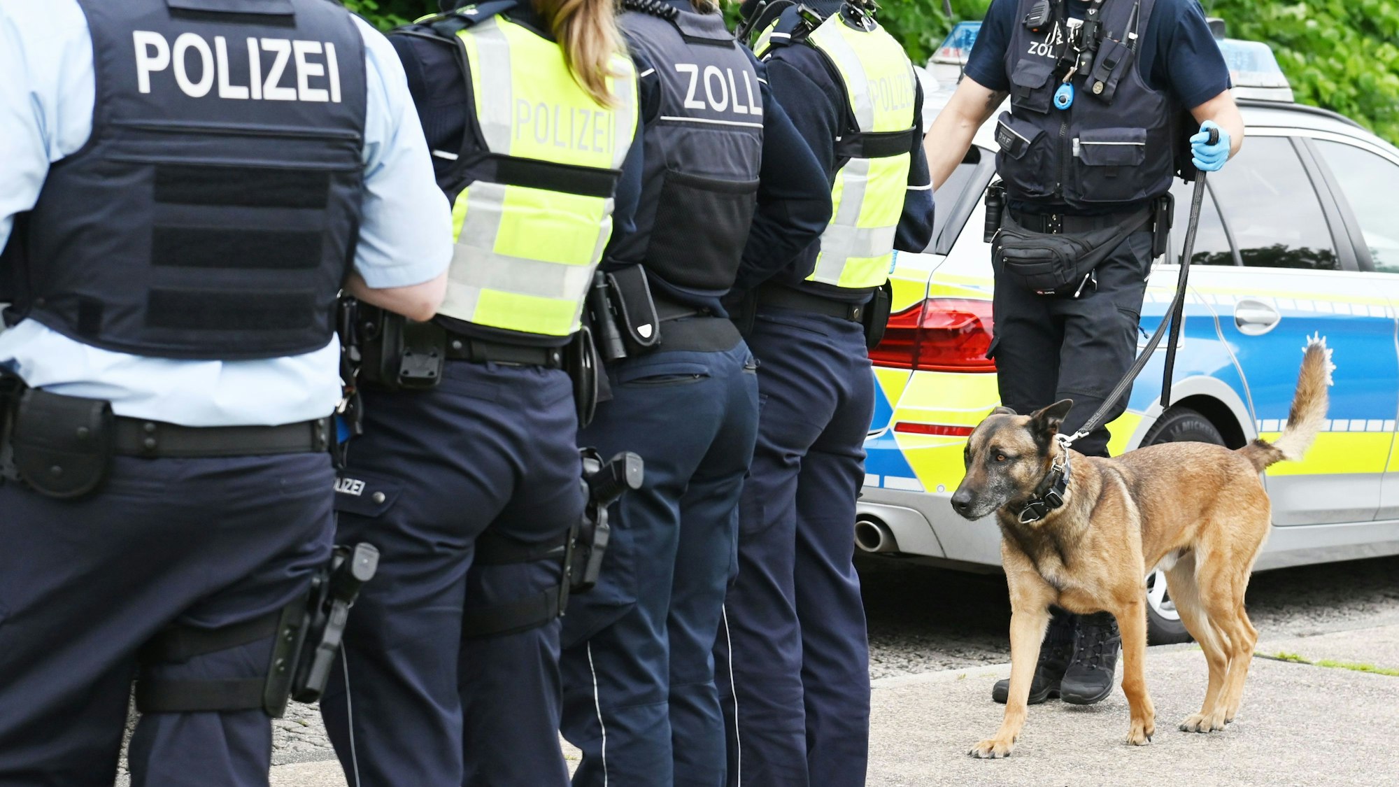 Zoll und Polizei ziehen Drogenschmuggler aus dem Verkehr – mit Spürhunden und einer mobilen Lkw-Röntgenanlage.