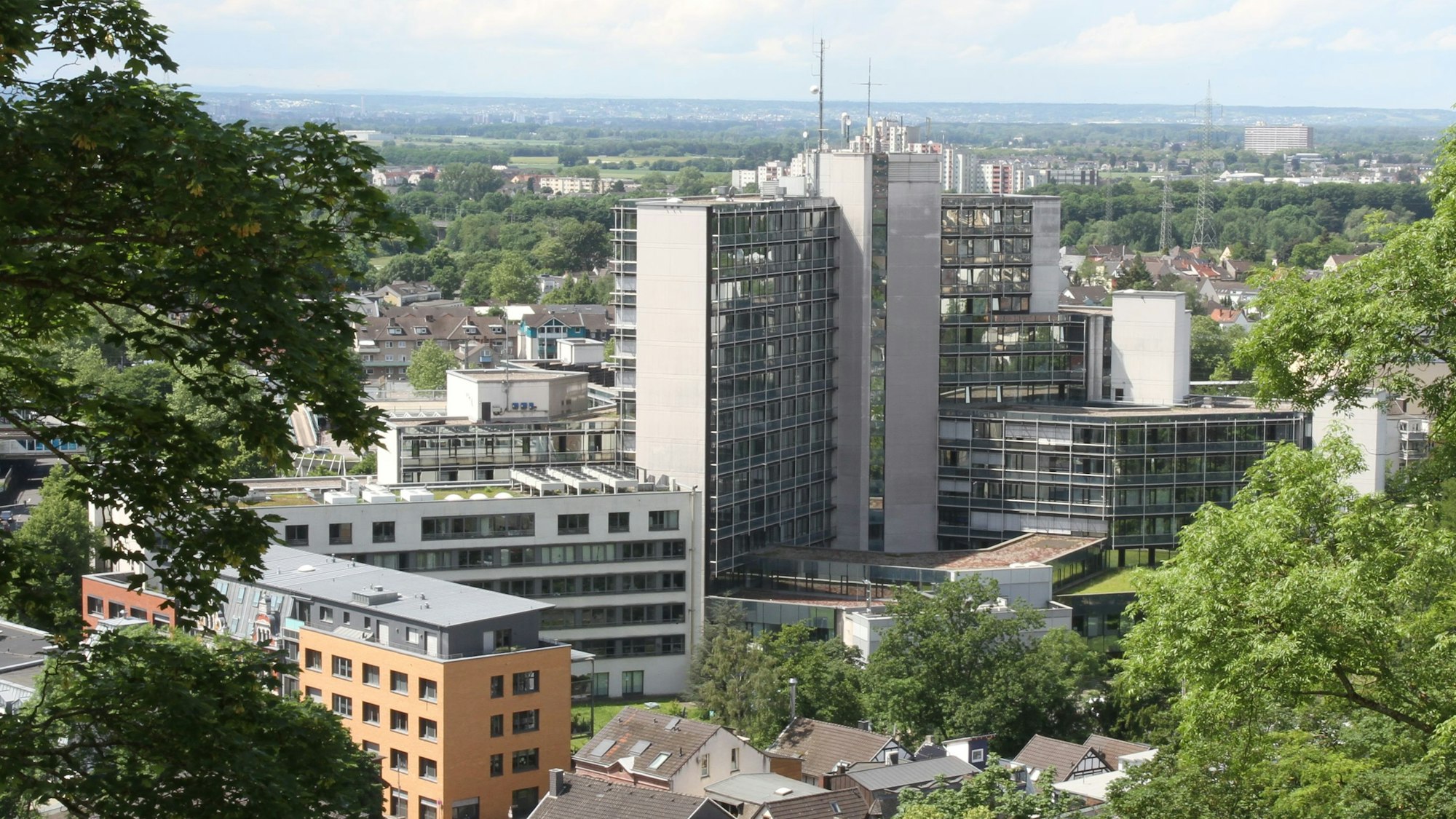 Blick auf das Kreishaus in Siegburg