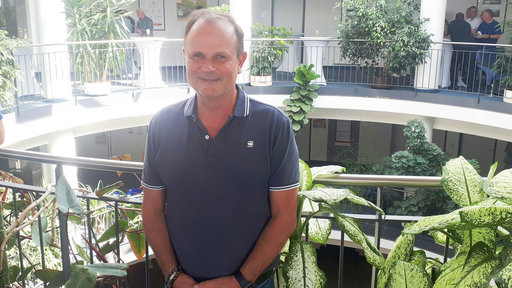 Ralf Mayer gab seinen Ausstand im Dachgeschoss des Bezirksrathauses Nippes.