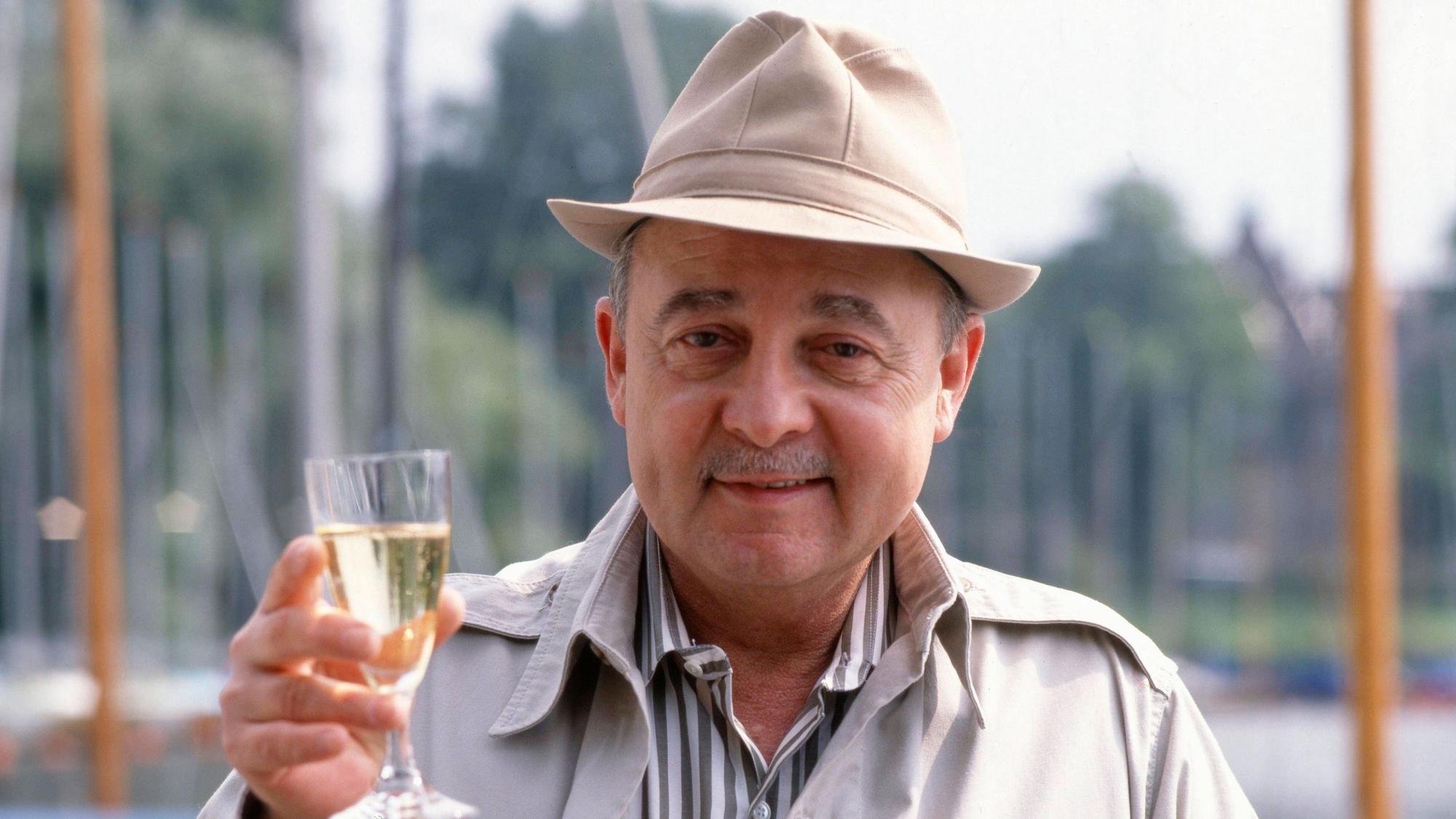 John Hillerman bei einem Besuch in Hamburg in den 1990er Jahren.
