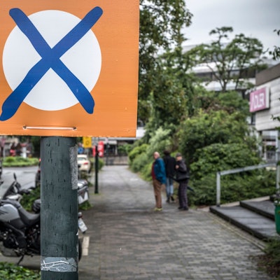 Ein Wahlplakat zur Europawahl