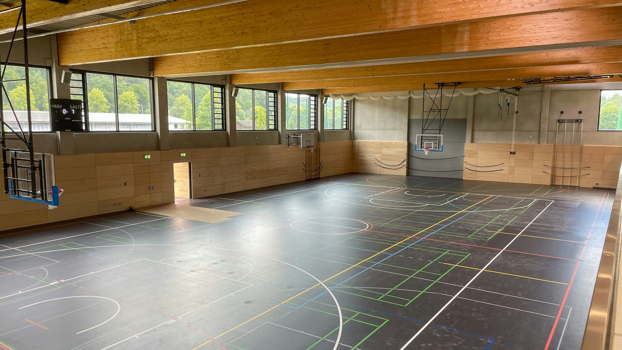 Die Halle soll sowohl für den Schul- als auch für den Vereinssport genutzt werden.