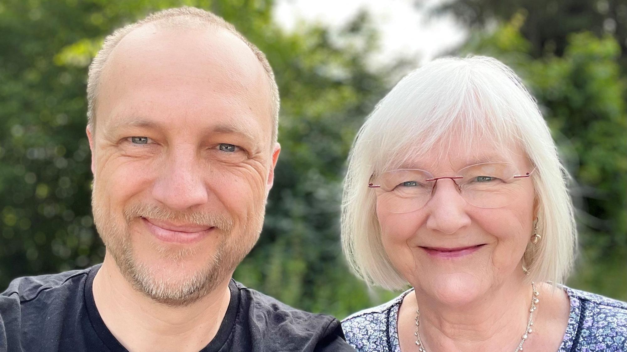 Dirk und Barbara Schmidt, Illustrator und Autorin von „Kamfu mir helfen?““.