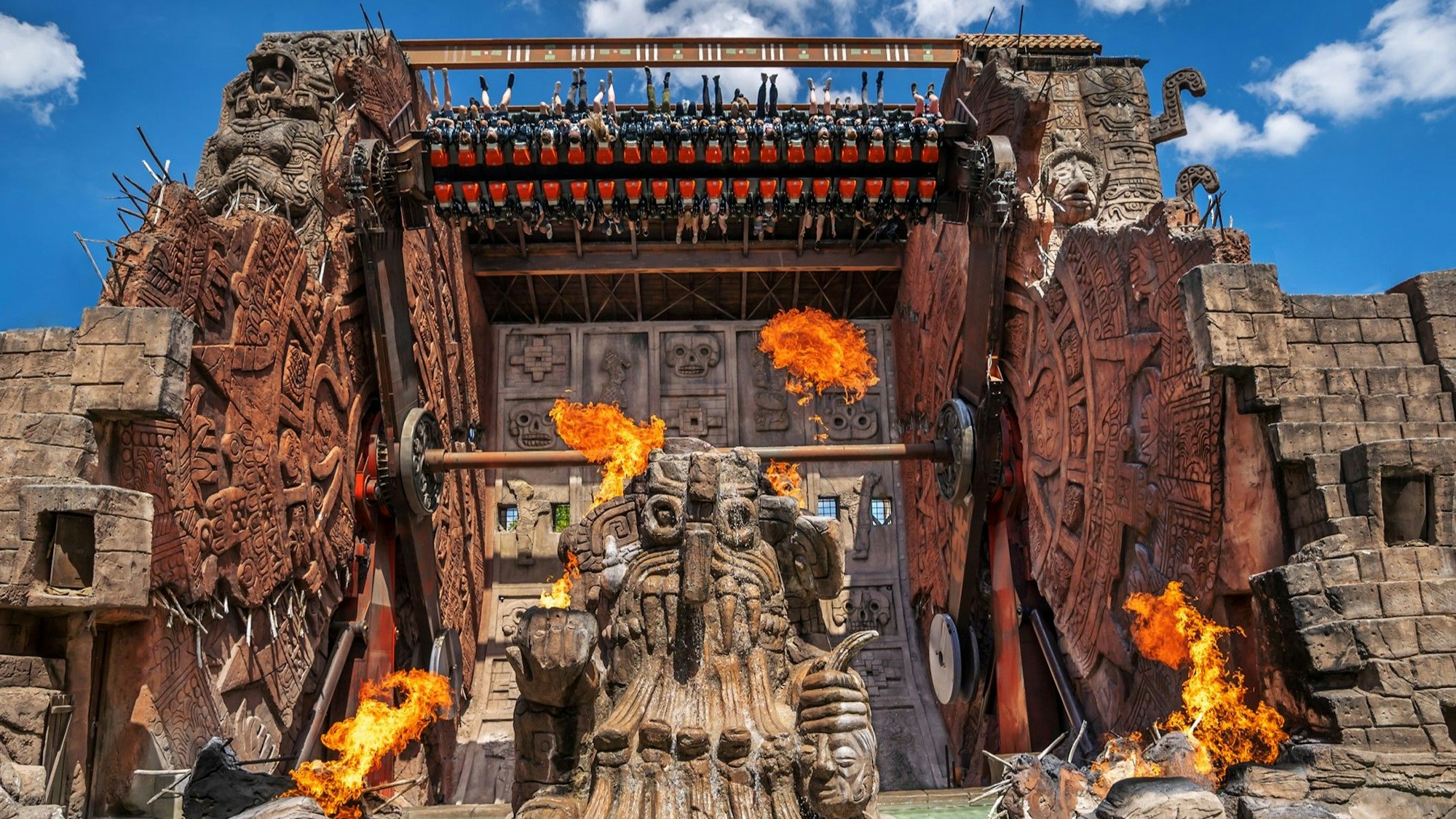 Thrill-Ride Talocan im Phantasialand.