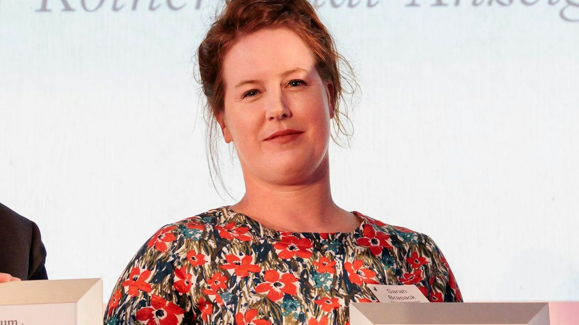 Berlin, 10.06.2024, Preisverleihung "Journalistinnen und Journalisten des Jahres 2023" im Hotel Oderberger,
von links: Carsten Fiedler (Chefredakteur Regional, 1.), Sarah Brasack (Chefredakteurin Regional, 1.), Sara Schurmann (Laudatorin)