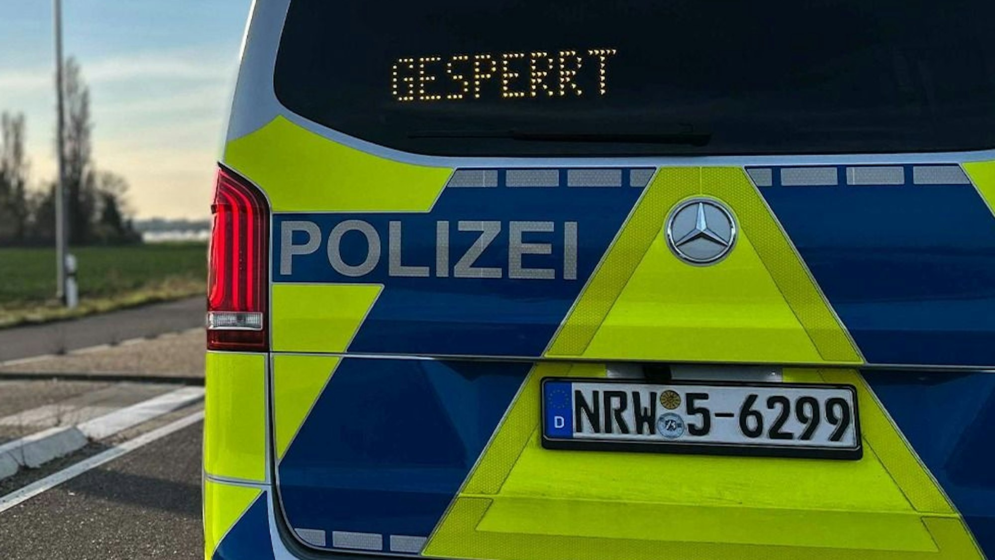 Ein Polizeiwagen