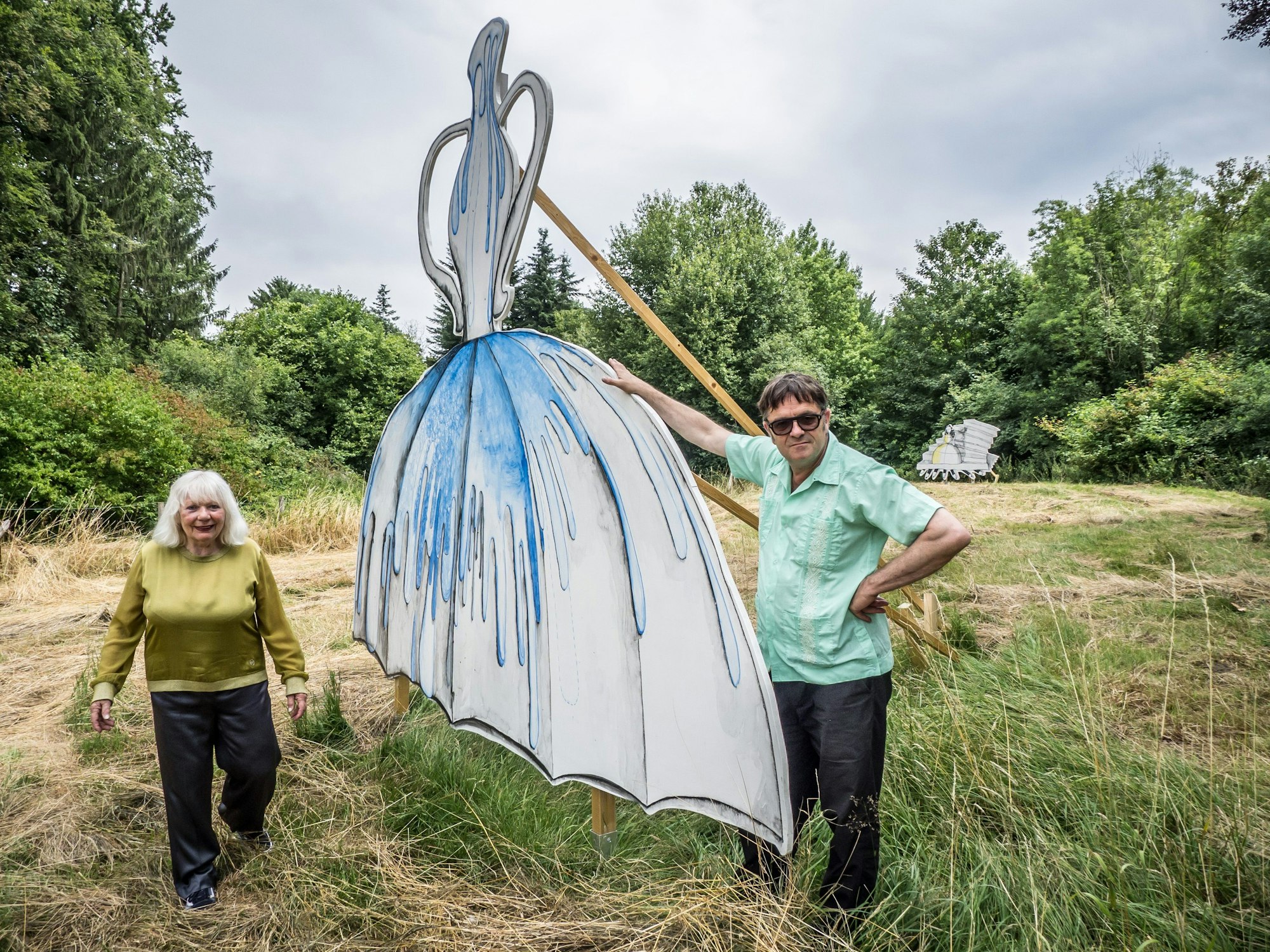 Margit Czenski und Christoph Schäfer wollen etwas für den Schlosspark und fürs Museum tun. (Archivfoto)