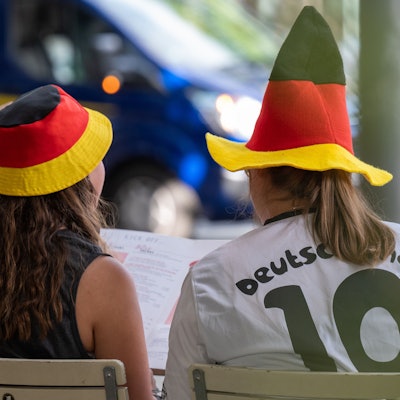 Deutschland-Fans in Köln – hier bei der Fußball-Weltmeisterschaft der Frauen 2022. (Archivbild)