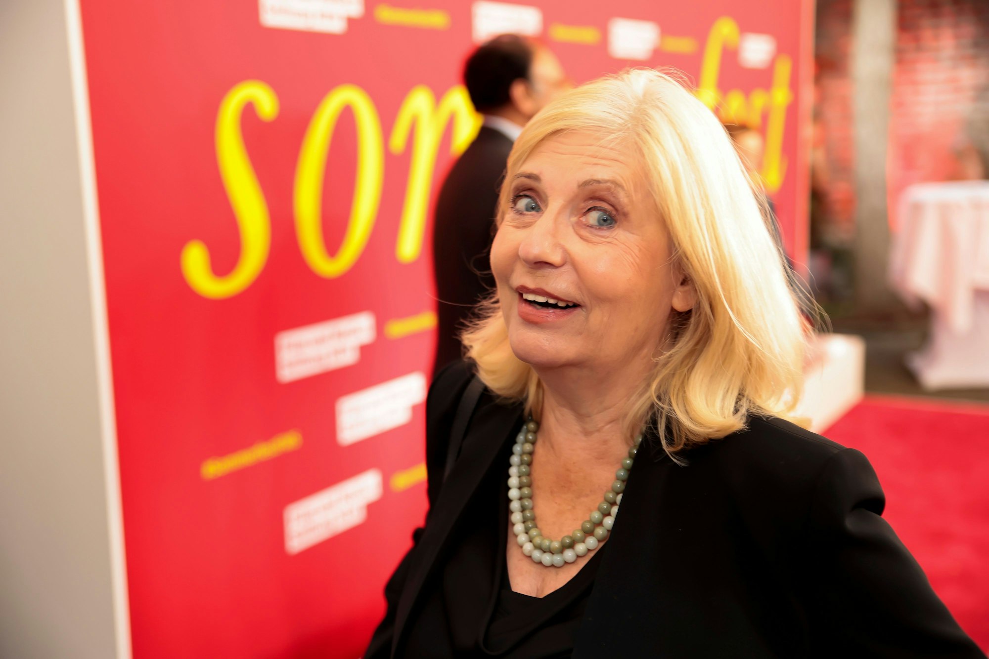 Sabine Postel auf dem Roten Teppich