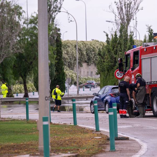 Die Urlaubsinsel Mallorca ist am Dienstag von einem schweren Unwetter heimgesucht worden.