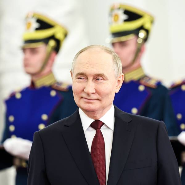 Wladimir Putin bei einer Zeremonie anlässlich des russischen Nationalfeiertags am Mittwoch (12. Juni). „Die Wahlergebnisse kommen Putin mit Sicherheit gelegen“, sagt der Historiker Matthäus Wehowski.