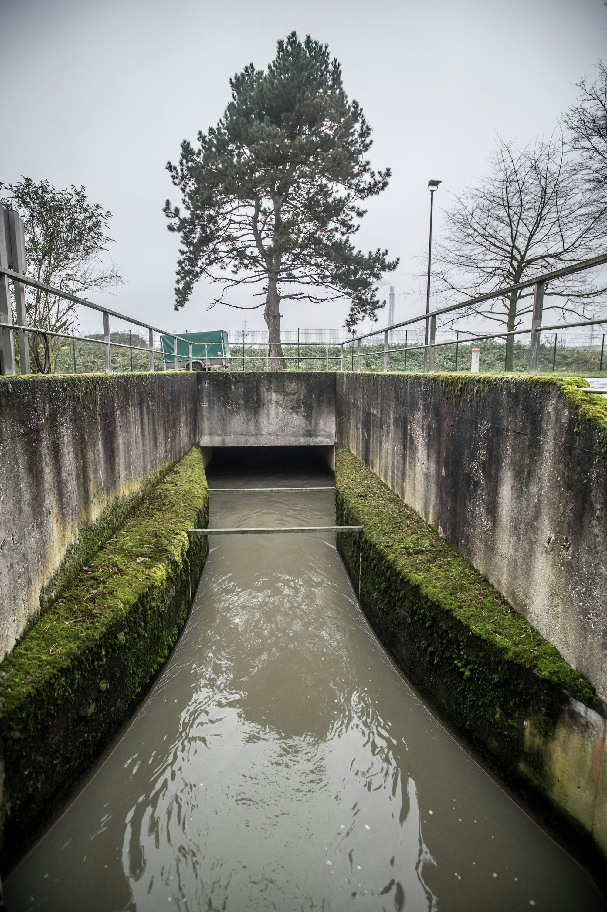 In der Kläranlage des Wupperverbands in Bürrig