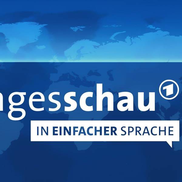 Das Logo des neuen Newsangebots „Tagesschau – in einfacher Sprache“. Aus den rund ein Dutzend Beiträgen der gewohnten News werden dafür etwa vier Themen herausgegriffen und völlig anders aufbereitet.