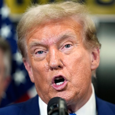 Der frühere US-Präsident Donald Trump hat sich zu Russlands Kriegsschiffen in Kuba und über Wladimir Putin geäußert. (Archivbild)