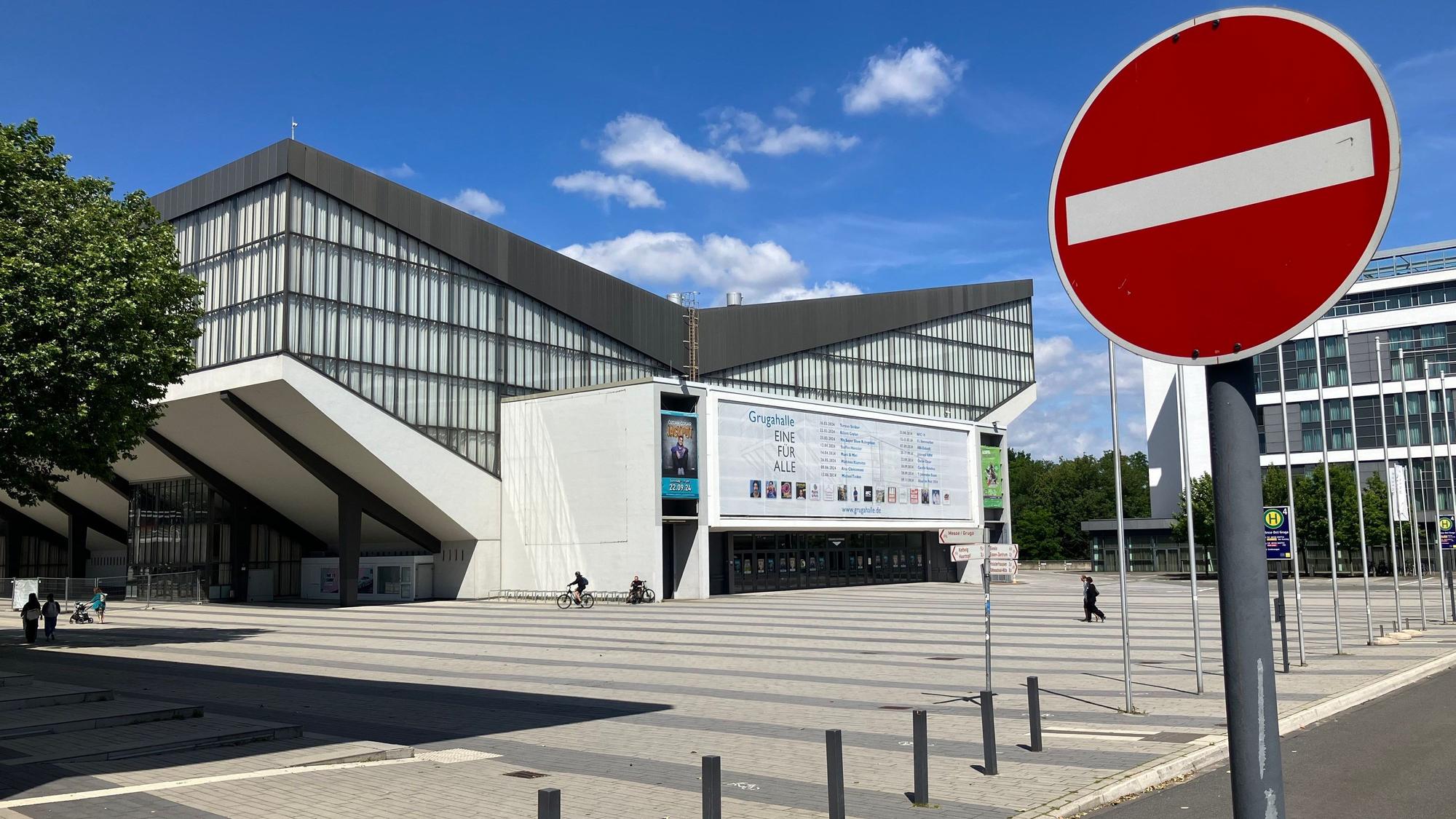 Nordrhein-Westfalen, Essen: Blick auf die Grugahalle. Dort will die AfD am 29. und 30. Juni ihren Bundesparteitag veranstalten.