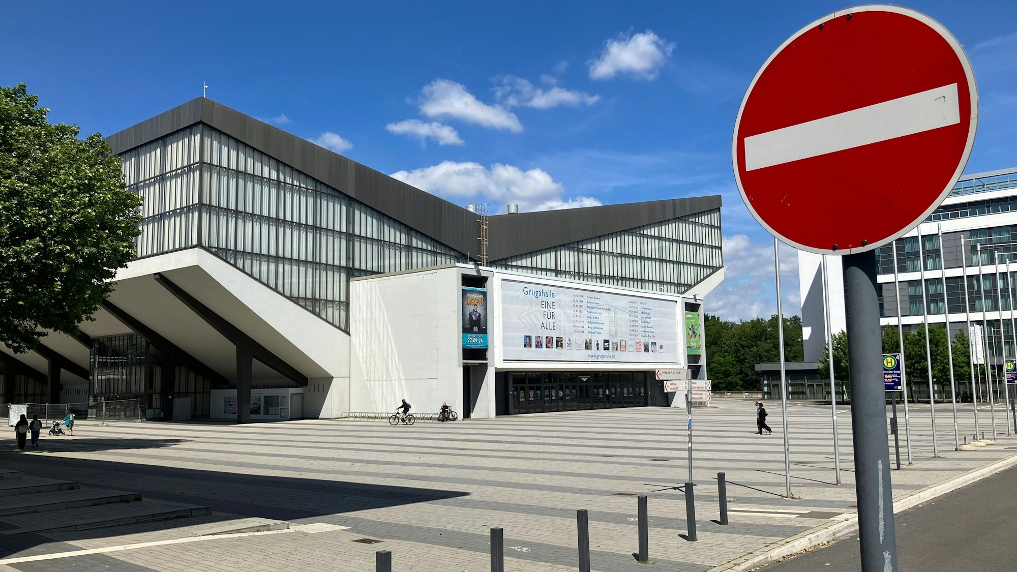 Nordrhein-Westfalen, Essen: Blick auf die Grugahalle. Dort will die AfD am 29. und 30. Juni ihren Bundesparteitag veranstalten.