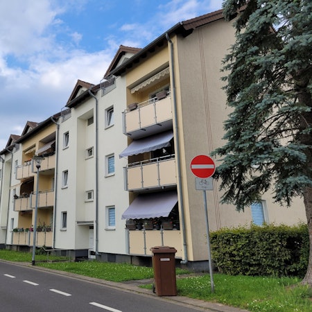 Im Bild mehrgeschossige Häuser aus den 60er-Jahren.