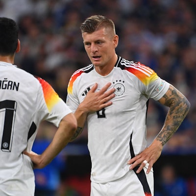İlkay Gündoğan und Toni Kroos organisierten das deutsche Spiel am Freitag gegen Schottland.