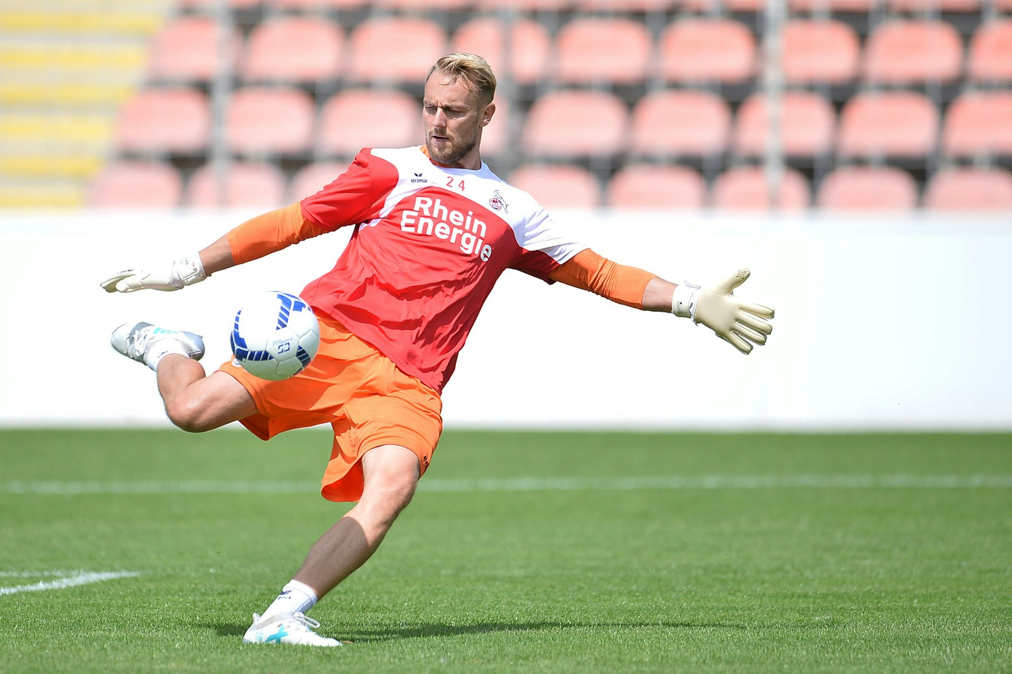 Fußball Regionalliga West 1.Spieltag: KFC Uerdingen 05 - 1. FC Köln II am 29.07.2017 im Grotenburg-Stadion in Krefeld
Sven Bacher ( Köln )
Foto: Thorsten Tillmann