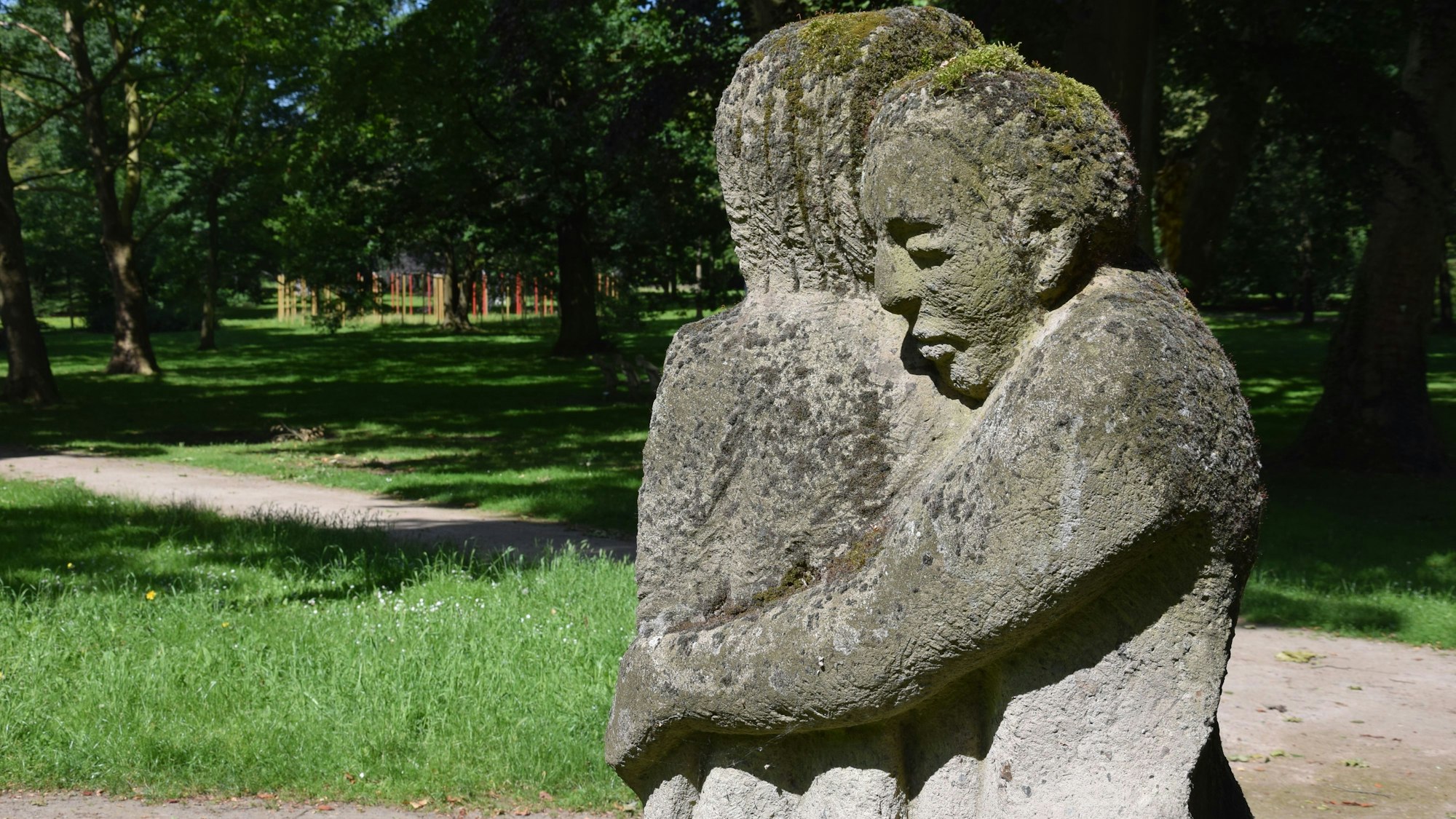 Statue im Schlosspark Stammheim