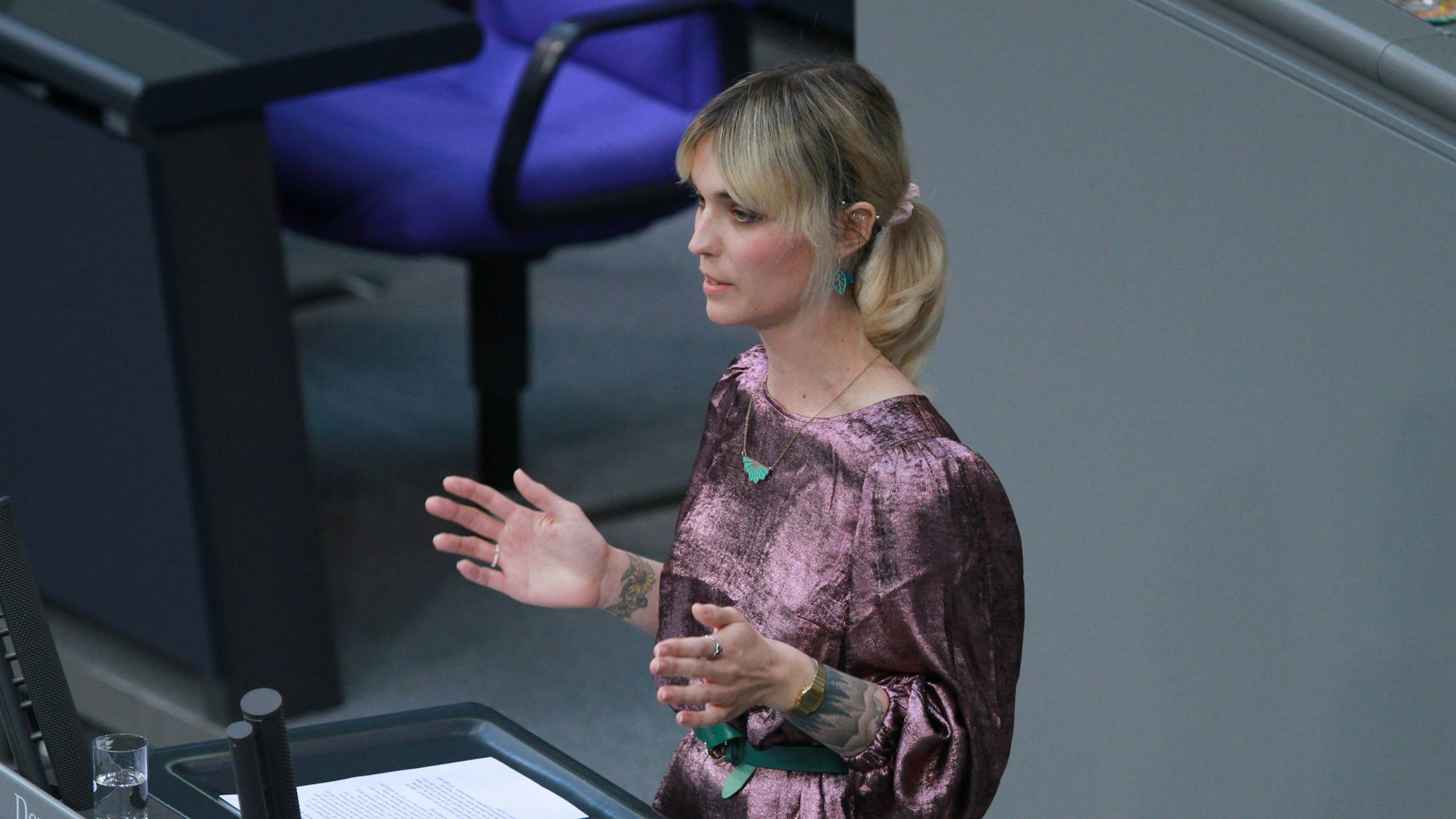 Nyke Slawik (Grüne) aus dem Wahlkreis Leverkusen/Köln-Mülheim im Bundestag