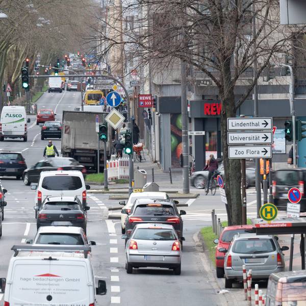 Die Luxemburger Straße in Köln