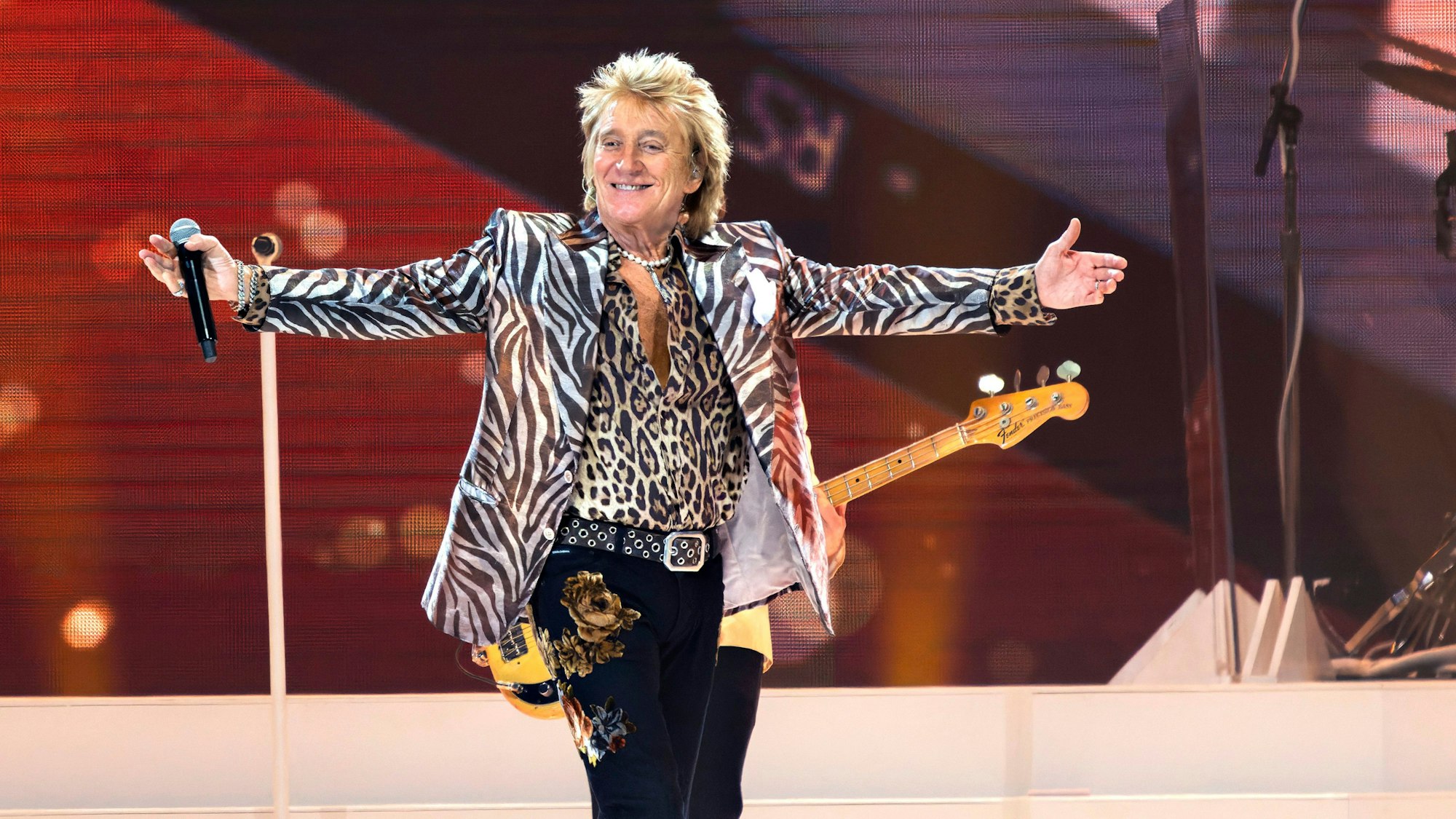 Rod Stewart während seiner „One Last Time“-Tour.
