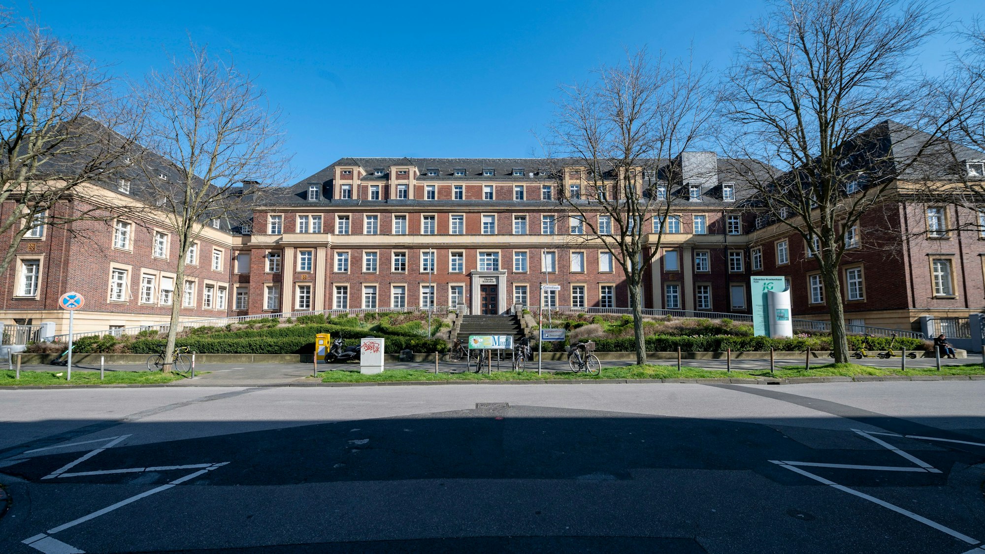 Eduardus-Krankenhaus
Custodisstraße Deutz Köln 25.03.2020 Foto: Uwe Weiser