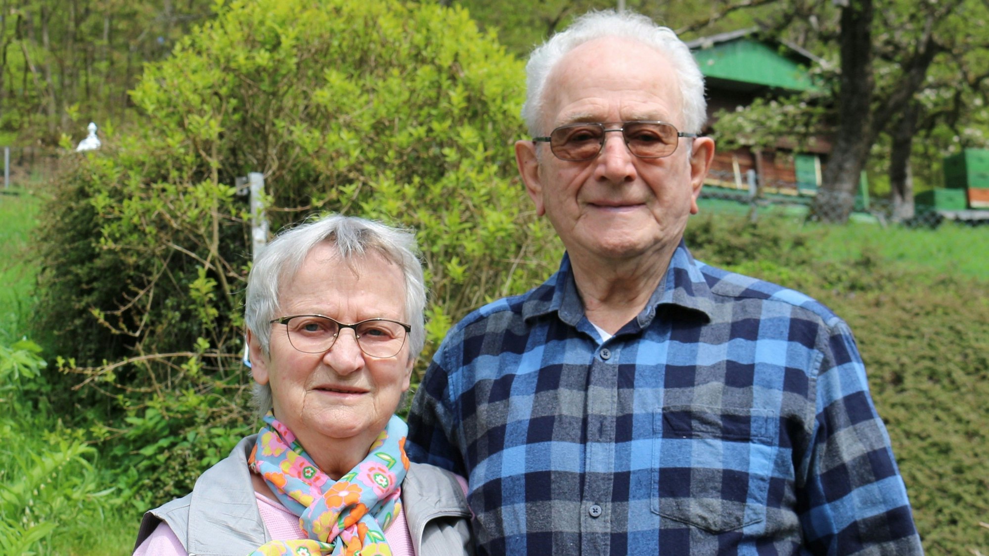 Eiserne Hochzeit Karin und Antonius Klein aus Morsbach-Ellingen.