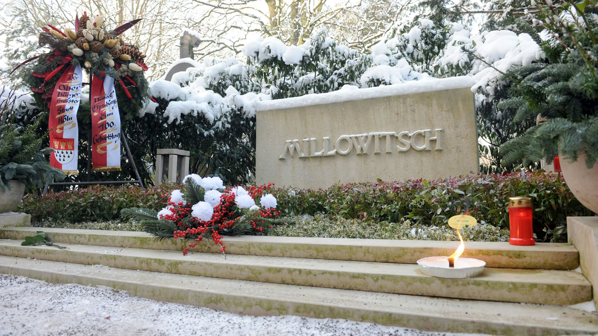 Das Grab der Familie Millowitsch.