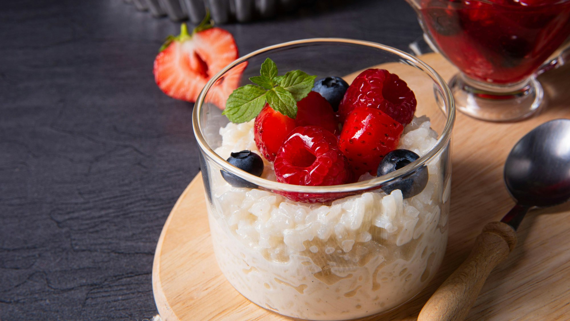 Milchreis mit Beerenfrüchten