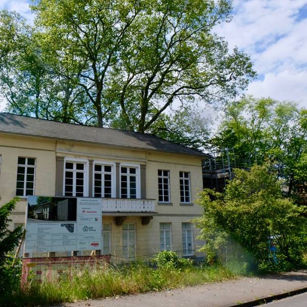 Der Bahnhof Belvedere an der Belvederestraße wird derzeit saniert.