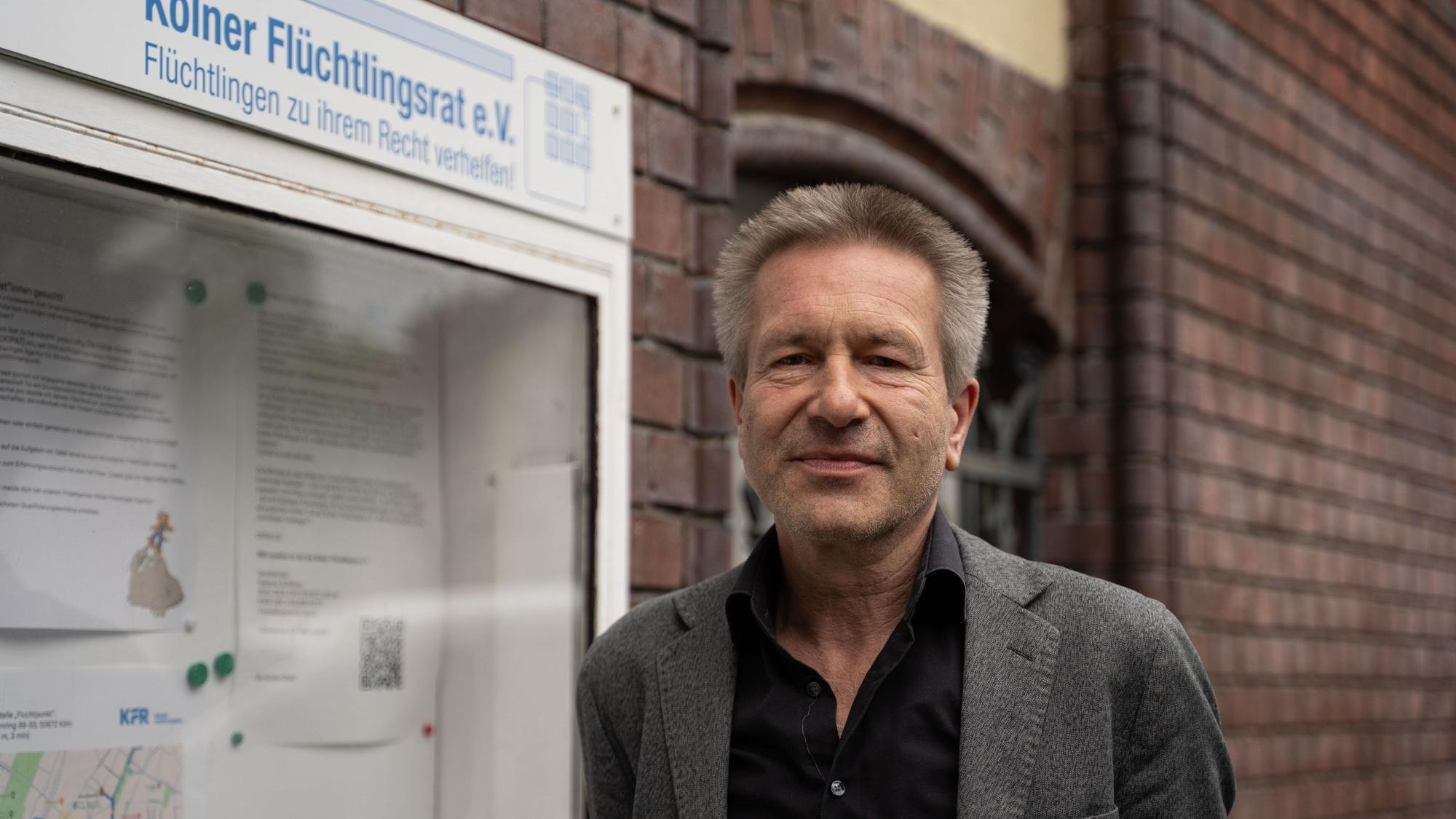 Porträt von Claus-Ulrich Prölß, Geschäftsführer vom Kölner Flüchtlingsrat