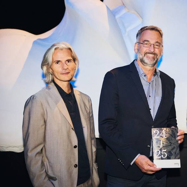 Stefan Charles (Beigeordneter für Kunst und Kultur), Hein Mulders (Intendant Oper Köln), Philippe Manoury (Komponist "Die letzten Tage der Menschheit")